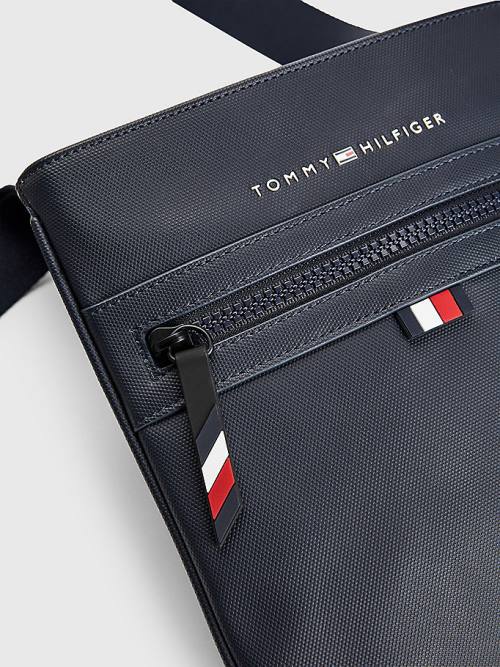 Blue Tommy Hilfiger Essential Small Crossover Men's Bags | TH021JOX