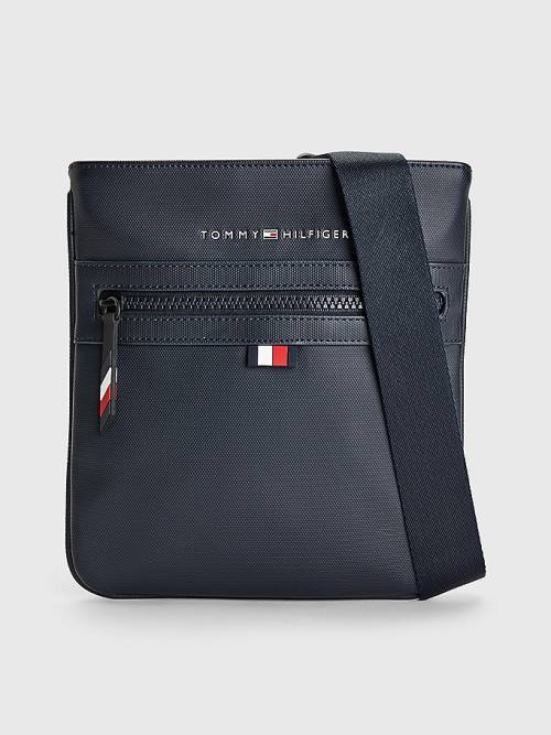 Blue Tommy Hilfiger Essential Small Crossover Men\'s Bags | TH021JOX