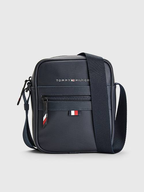 Blue Tommy Hilfiger Essential Small Reporter Men\'s Bags | TH743QHU