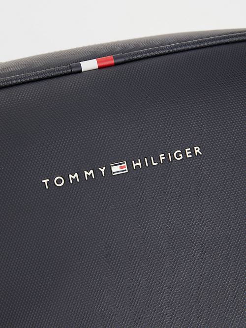 Blue Tommy Hilfiger Essential Water Repellent Washbag Men's Bags | TH104TXG