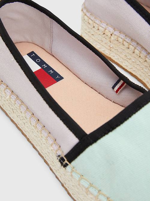 Blue Tommy Hilfiger Flatform Espadrilles Women's Loafers | TH270IZG