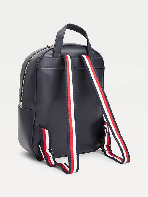 Blue Tommy Hilfiger Iconic Signature Backpack Women's Bags | TH542LEC