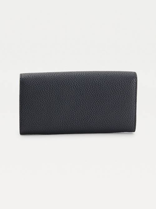 Blue Tommy Hilfiger Large Signature Women's Wallets | TH956GSZ