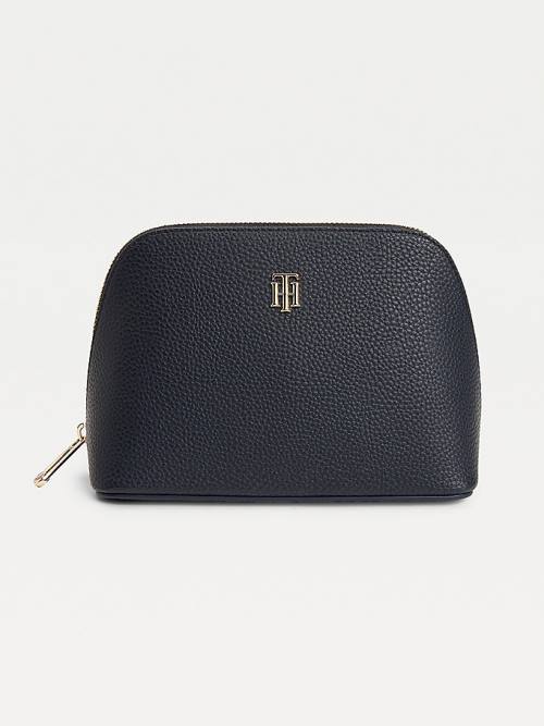 Blue Tommy Hilfiger Logo Washbag Women\'s Bags | TH568VGB