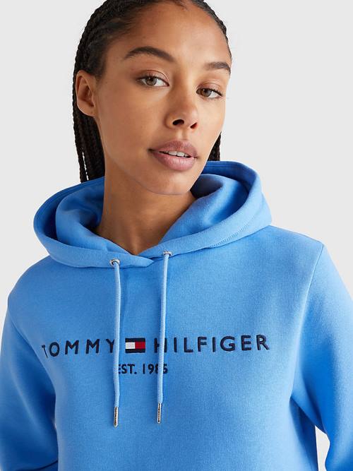 Blue Tommy Hilfiger Logo Women's Dress | TH193GSR