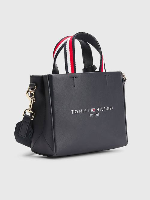 Blue Tommy Hilfiger Micro Tote Women's Bags | TH536ZEQ