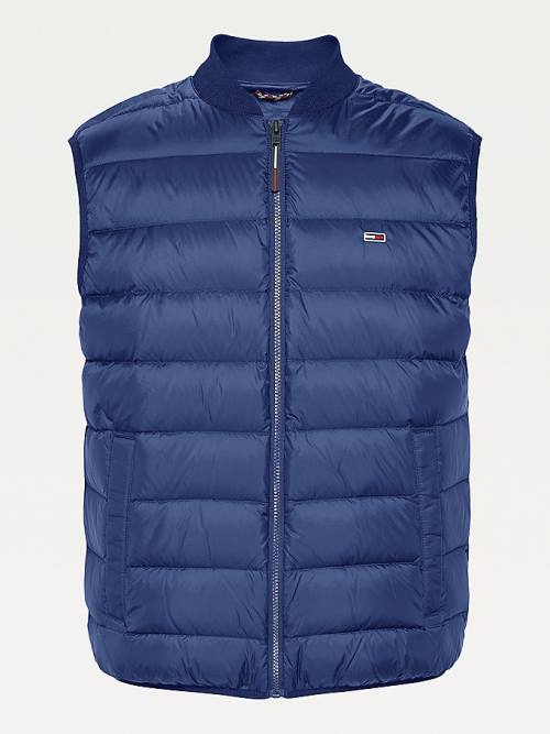 Blue Tommy Hilfiger Packable Light Down Vest Men's Jackets | TH905DGO