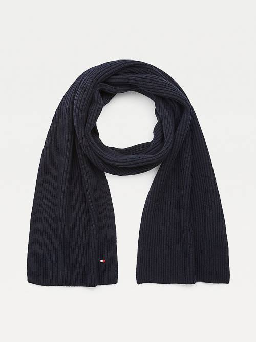 Blue Tommy Hilfiger Pima Cotton Cashmere Men\'s Scarves | TH098DBE