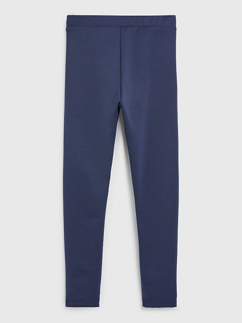 Blue Tommy Hilfiger Ponti di Roma Leggings Girls' Pants | TH217WFV