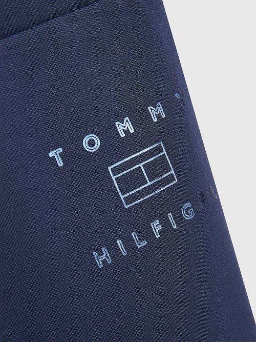 Blue Tommy Hilfiger Ponti di Roma Leggings Girls' Pants | TH217WFV