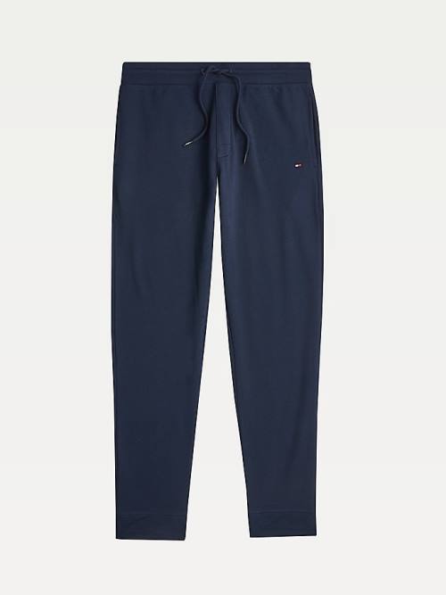 Blue Tommy Hilfiger Pure Cotton Joggers Men's Pyjamas | TH513DLR