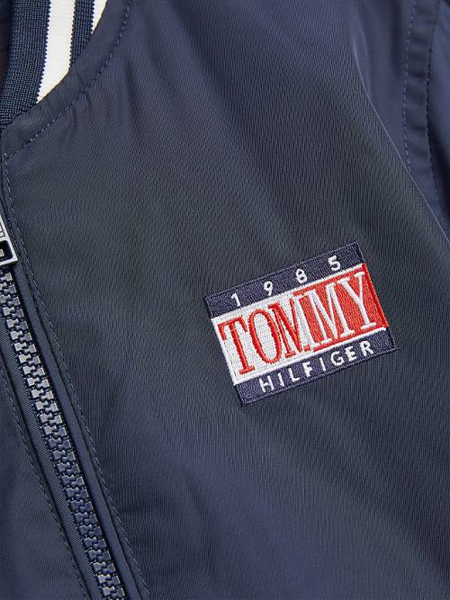 Blue Tommy Hilfiger Recycled Bomber Boys' Jackets | TH689HNV