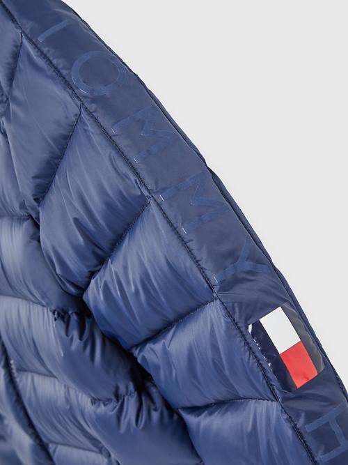 Blue Tommy Hilfiger Recycled Down Boys' Jackets | TH378RZQ