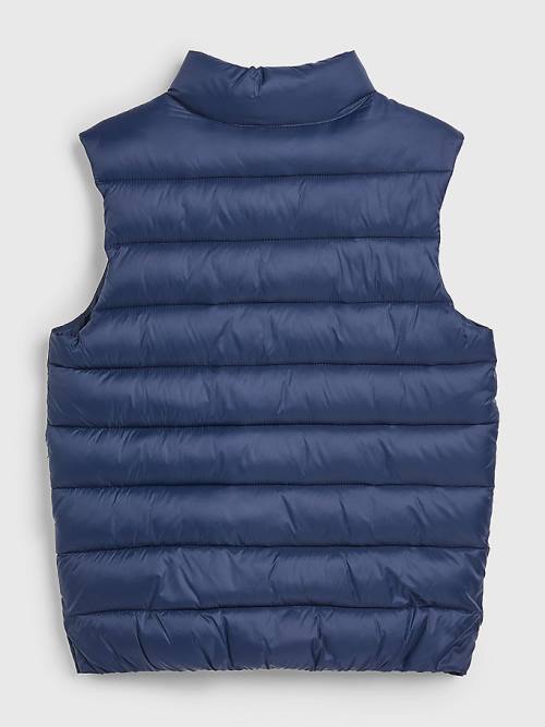 Blue Tommy Hilfiger Recycled Faux Down Vest Boys' Jackets | TH451AXM