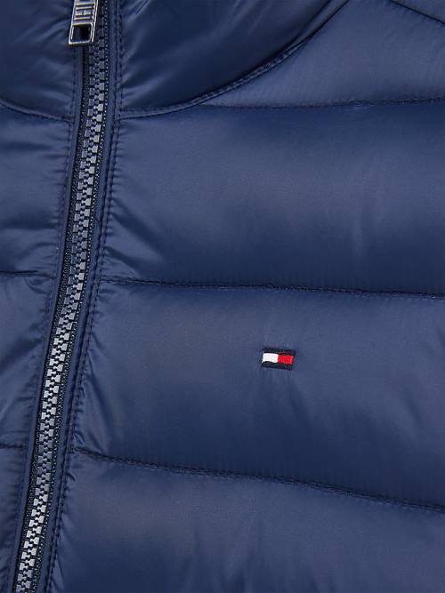 Blue Tommy Hilfiger Recycled Faux Down Vest Boys' Jackets | TH451AXM