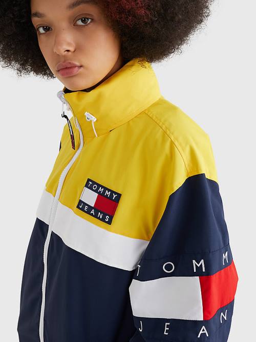 Blue Tommy Hilfiger Reversible Chicago Windbreaker Men's Jackets | TH459ADF