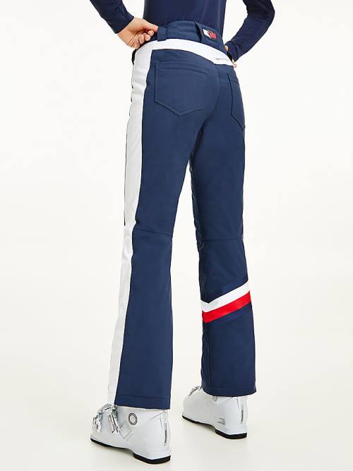 Blue Tommy Hilfiger Rossignol Colour-Blocked Ski Women's Pants | TH306KXY