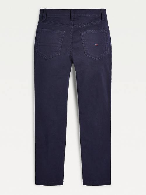 Blue Tommy Hilfiger Scanton Slim Boys' Pants | TH670BQE