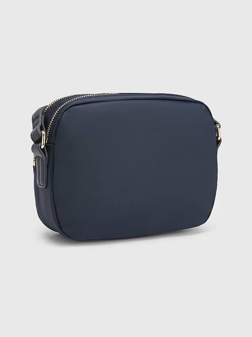 Blue Tommy Hilfiger Signature Crossover Women's Bags | TH891ZNV