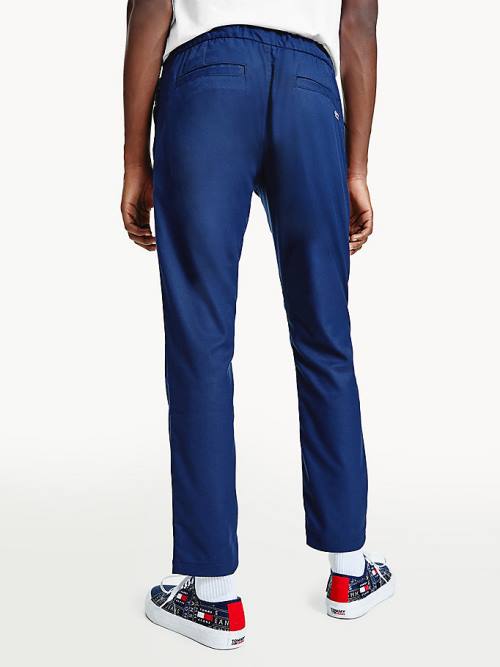 Blue Tommy Hilfiger Slim Fit Joggers Men's Pants | TH832QRU