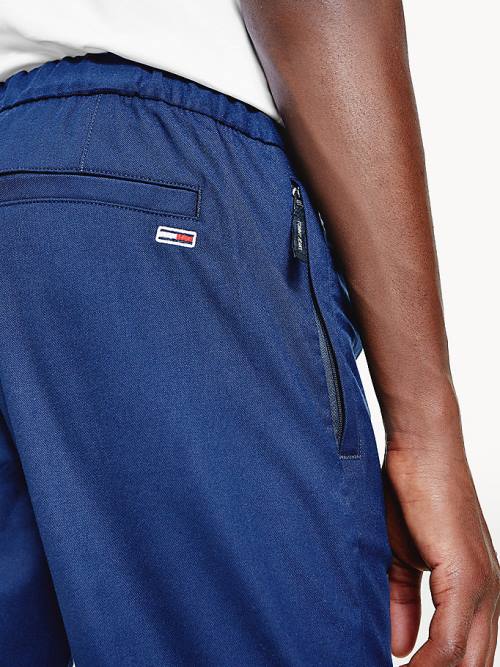 Blue Tommy Hilfiger Slim Fit Joggers Men's Pants | TH832QRU