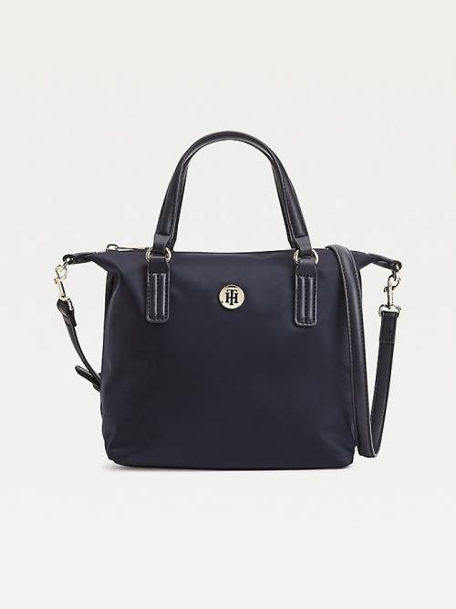 Blue Tommy Hilfiger Small Recycled Tote Women\'s Bags | TH327RSK