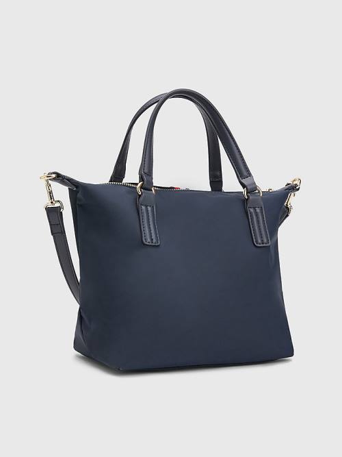 Blue Tommy Hilfiger Small Signature Tote Women's Bags | TH045BAO