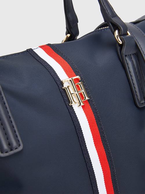 Blue Tommy Hilfiger Small Signature Tote Women's Bags | TH045BAO