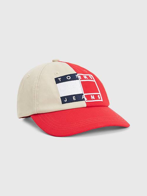 Blue Tommy Hilfiger Spliced Tommy Badge Cap Women\'s Hats | TH098JTH