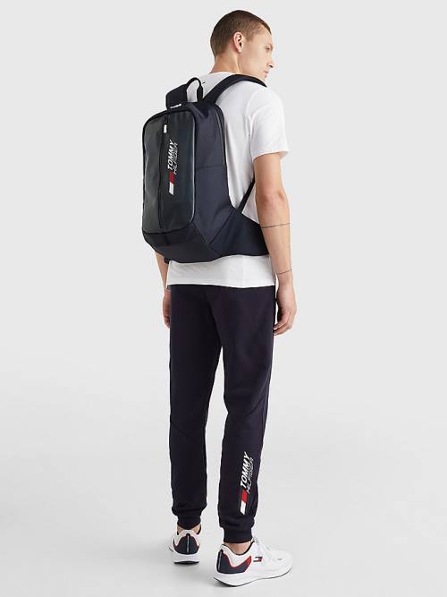 Blue Tommy Hilfiger Sport Backpack Men's Bags | TH627SOV