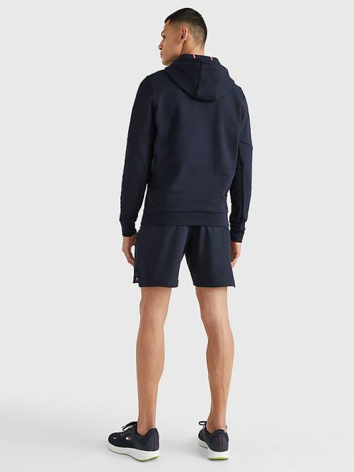 Blue Tommy Hilfiger Sport Essential Organic Cotton Men's Hoodie | TH186YVG