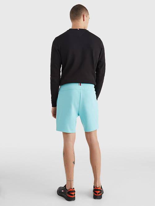 Blue Tommy Hilfiger Sport Essential Organic Cotton Men's Shorts | TH691MTD