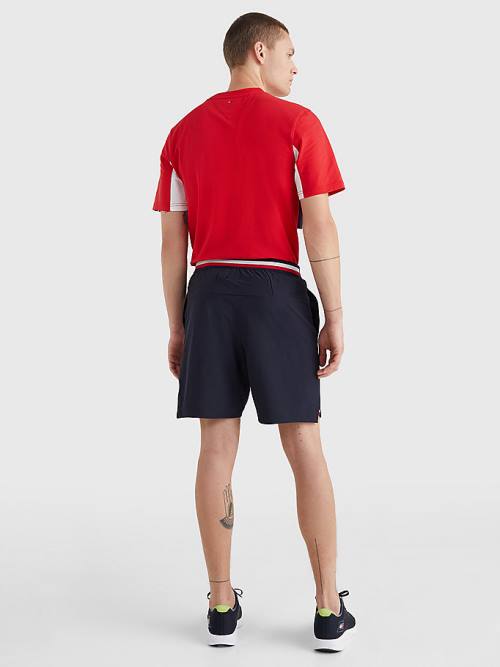 Blue Tommy Hilfiger Sport Essential Performance Training Men's Shorts | TH290XJS