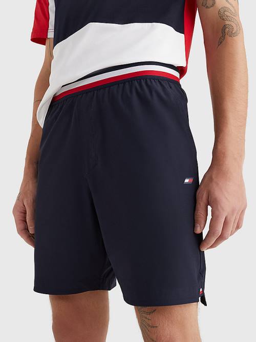 Blue Tommy Hilfiger Sport Essential Performance Training Men\'s Shorts | TH290XJS