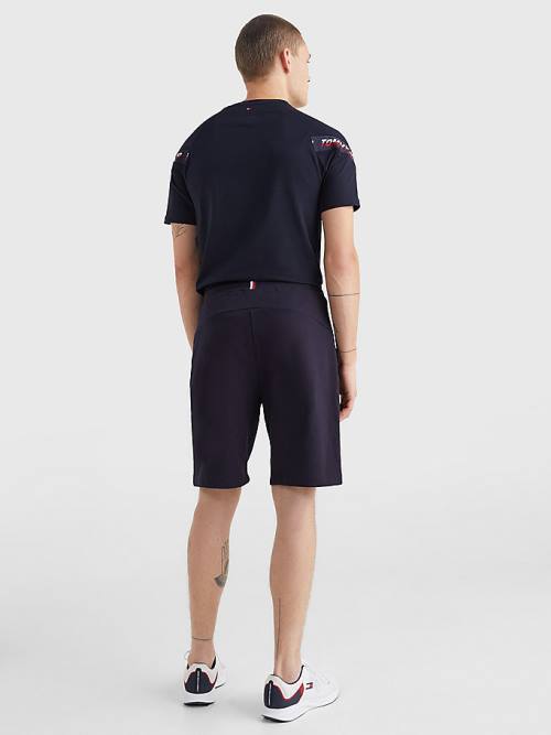 Blue Tommy Hilfiger Sport Essential TH Cool Sweat Men's Shorts | TH186JPW