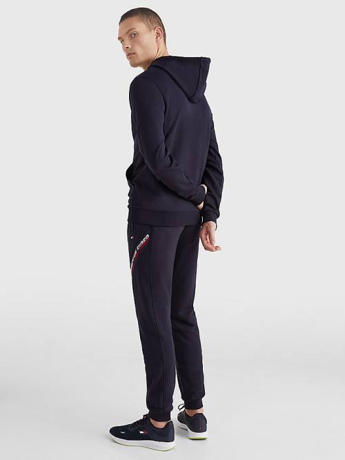 Blue Tommy Hilfiger Sport Essential TH Cool Men's Hoodie | TH209TUA