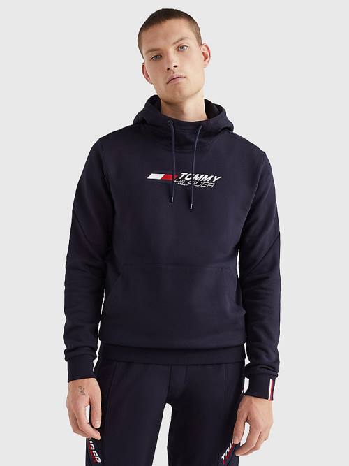 Blue Tommy Hilfiger Sport Essential TH Cool Men\'s Hoodie | TH209TUA