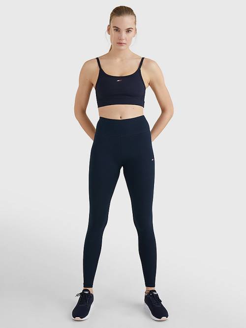 Blue Tommy Hilfiger Sport Full Length Women's Leggings | TH487JQY