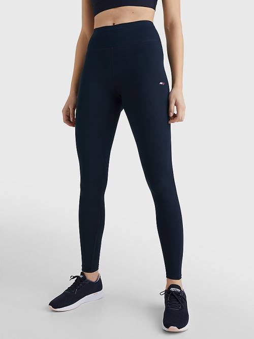 Blue Tommy Hilfiger Sport Full Length Women\'s Leggings | TH487JQY