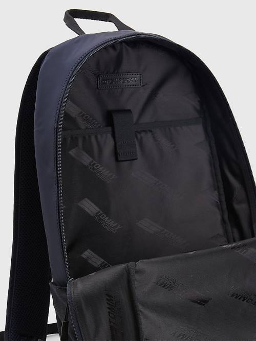 Blue Tommy Hilfiger Sport Logo Backpack Men's Bags | TH467RSC