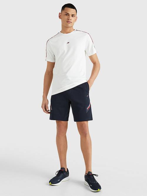 Blue Tommy Hilfiger Sport TH Cool Organic Cotton Men's Shorts | TH206OPN