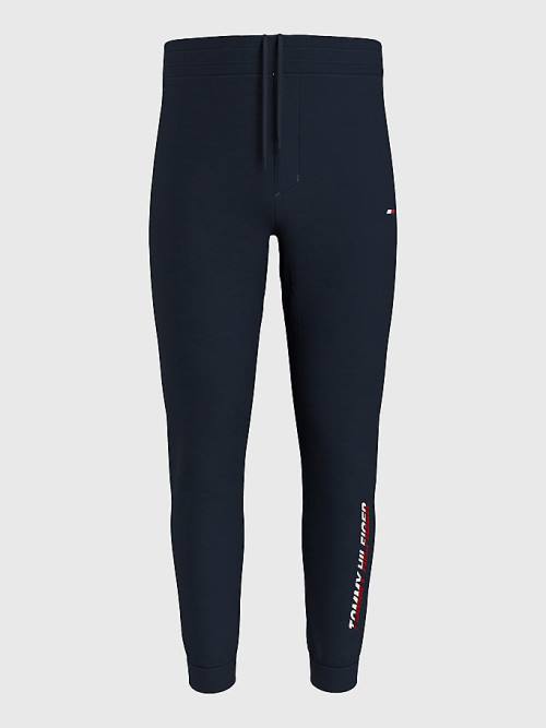 Blue Tommy Hilfiger Sport TH Cool Organic Cotton Joggers Men\'s Pants | TH796QEC