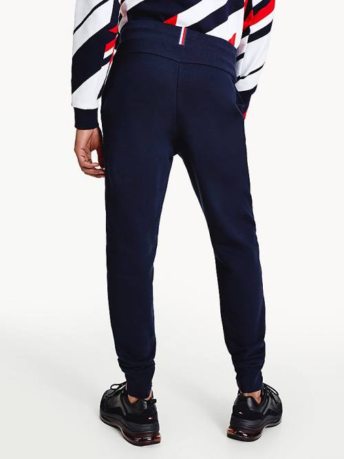 Blue Tommy Hilfiger Sport Terry Joggers Men's Pants | TH502FCD