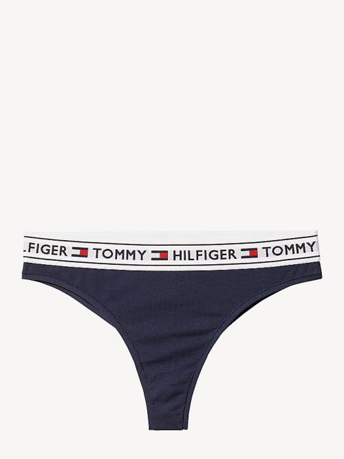 Blue Tommy Hilfiger Stretch Cotton Brazilian Briefs Women's Underwear | TH952RUY