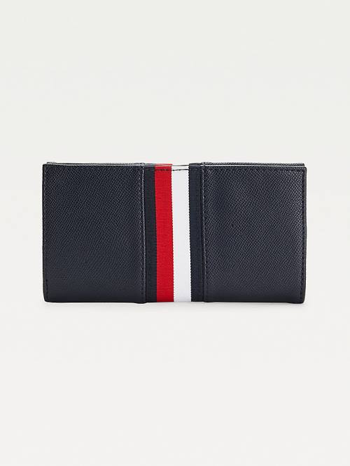 Blue Tommy Hilfiger TH Club Horsebit Large Women's Wallets | TH034WAF