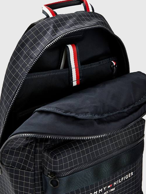 Blue Tommy Hilfiger TH Established Backpack Men's Bags | TH410NTO