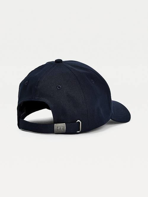 Blue Tommy Hilfiger TH Established Organic Cotton Cap Men's Hats | TH317EOD