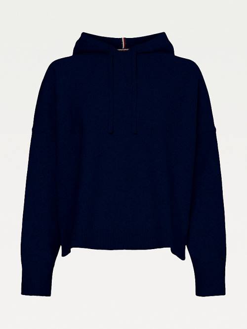 Blue Tommy Hilfiger TH Flex Women's Sweaters | TH587XEH