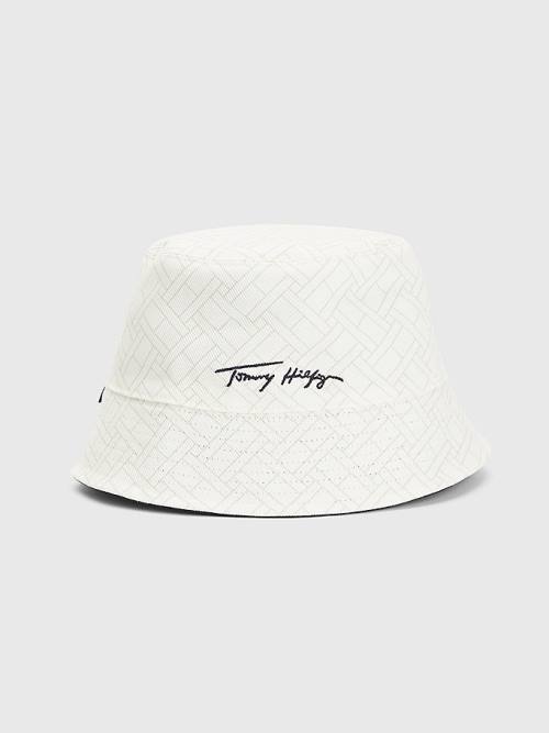 Blue Tommy Hilfiger TH Modern Reversible Bucket Men\'s Hats | TH408UGO