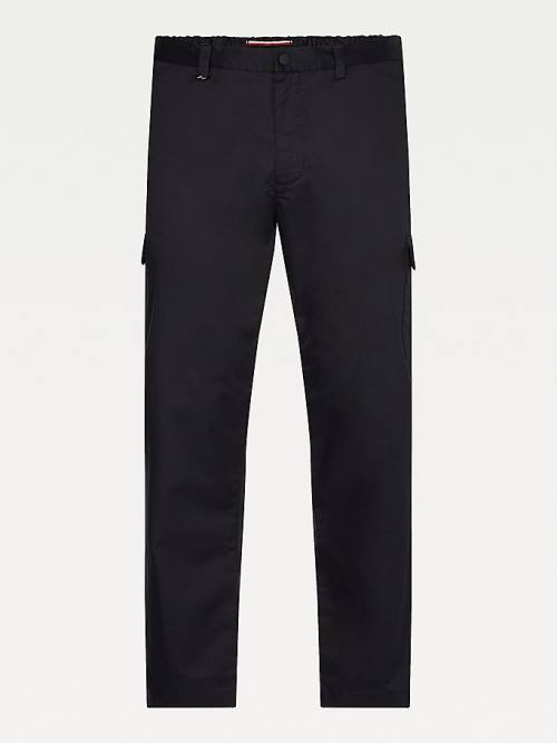 Blue Tommy Hilfiger TH Modern Slim Fit Cargo Men's Pants | TH107SOE